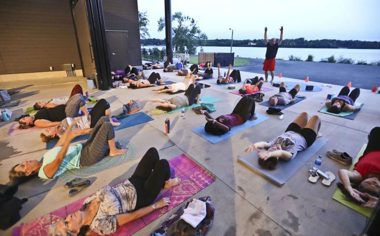 August 13, 2019: Moonlight Yoga at The Devon Lakeshore Amphitheater